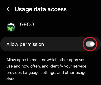 Allow permission page