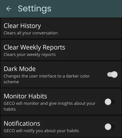 Dark mode